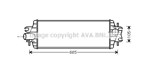 AVA QUALITY COOLING tarpinis suslėgto oro aušintuvas, kompresorius RT4358